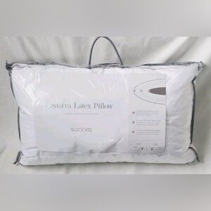 SAATVA LATEX PILLOW QUEEN Size 18x28 ORGANIC COTTON Luxury HIGH LOFT $165.00